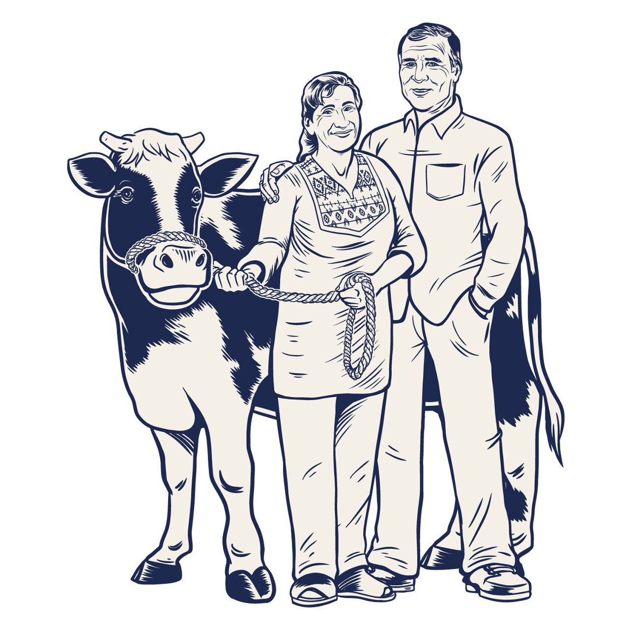 Gratianu family - Romania -  illustration