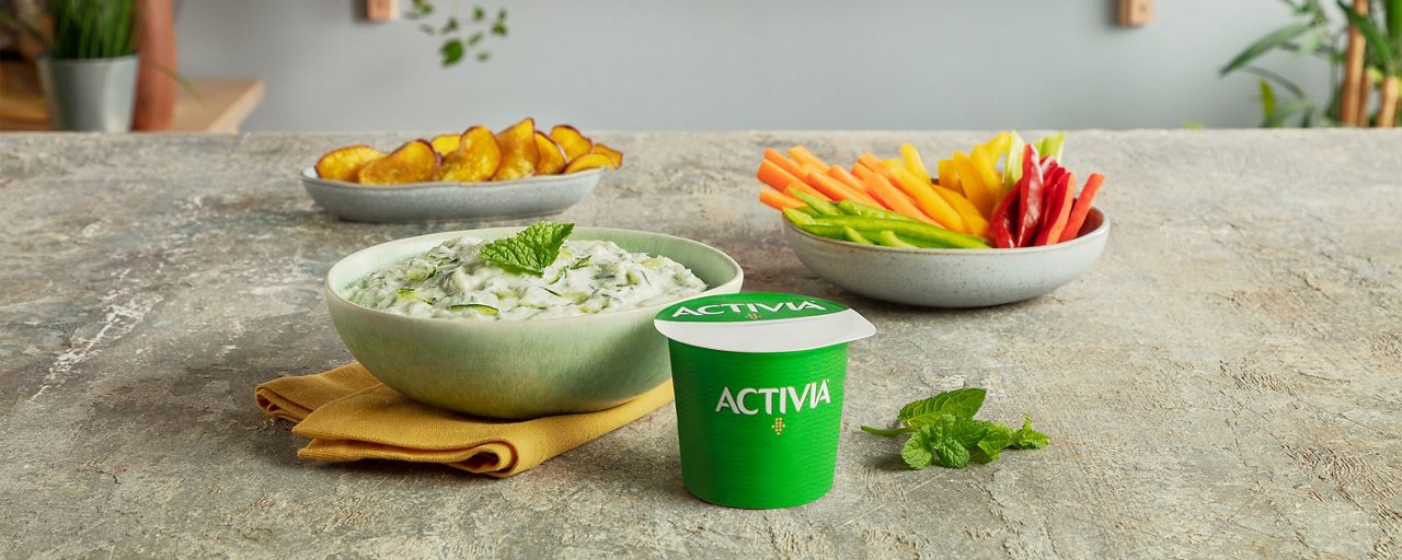 Gurken Dip mit ACTIVIA Natur