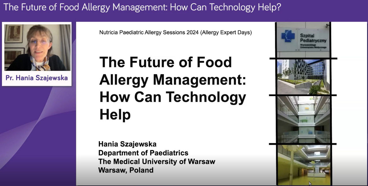 Allergy webinar for GPs poster