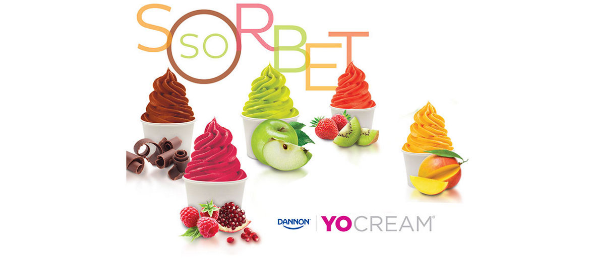 Banner sorbet - yocream