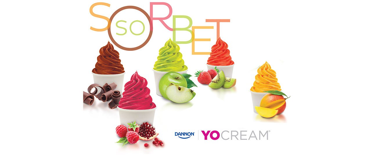 Banner sorbet - yocream