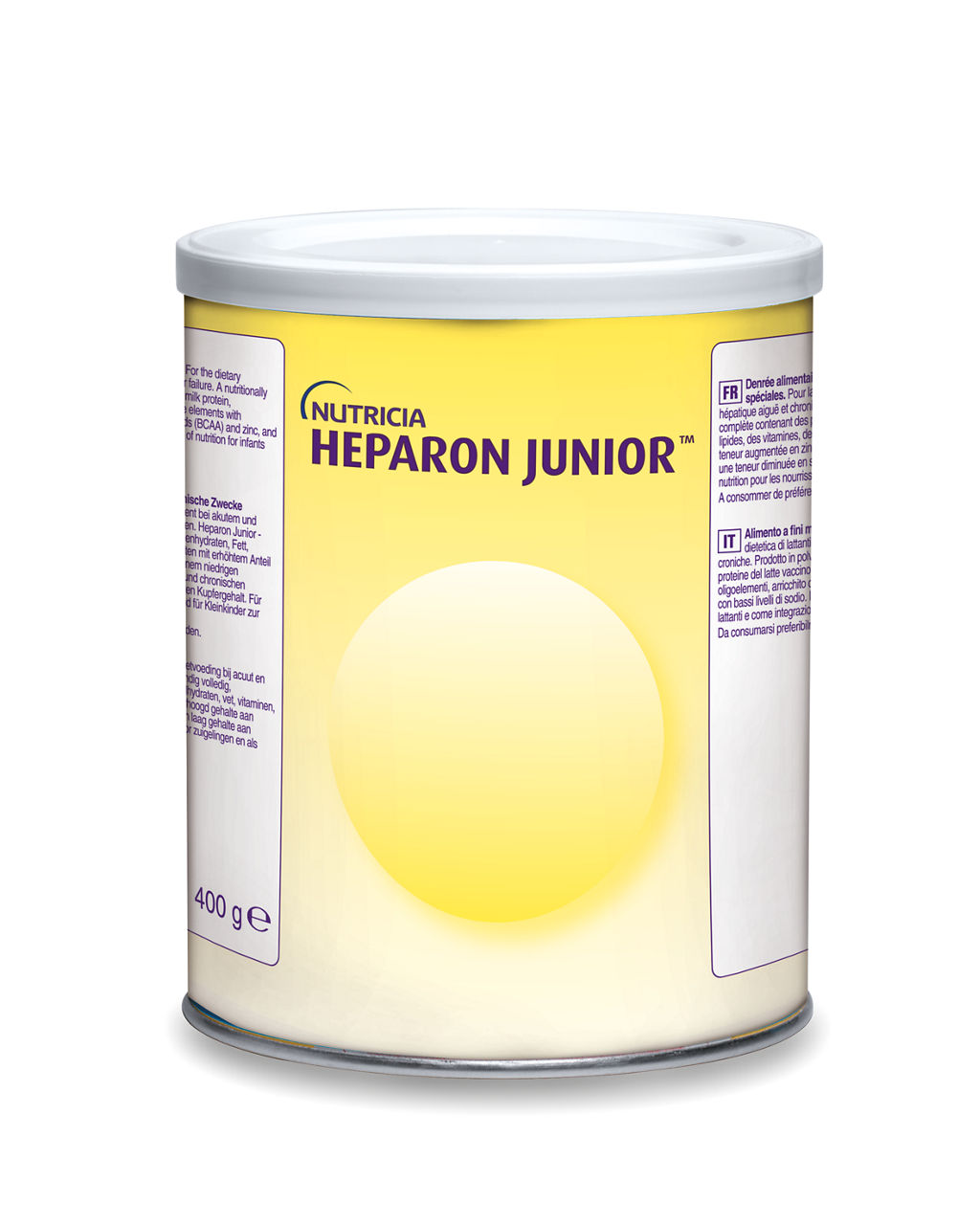 Heparon Junior 400g tin packshot