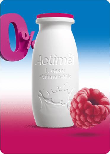 Foto von Actimel Himbeere 0 % Zuckerzusatz