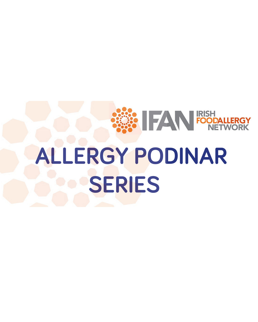 IFAN Allergy podinar series poster