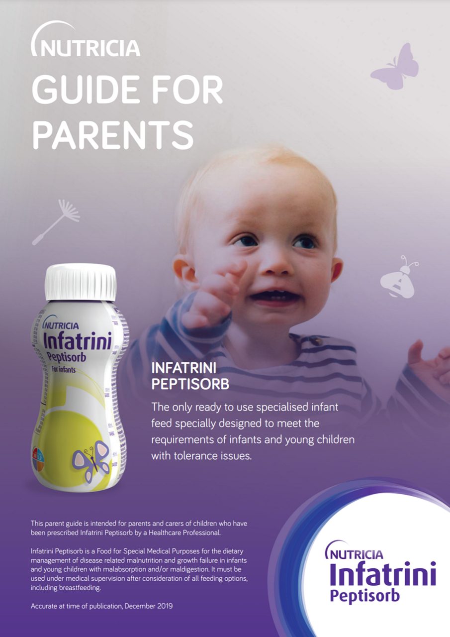 Infatrini Peptisorb parent guide portrait cover