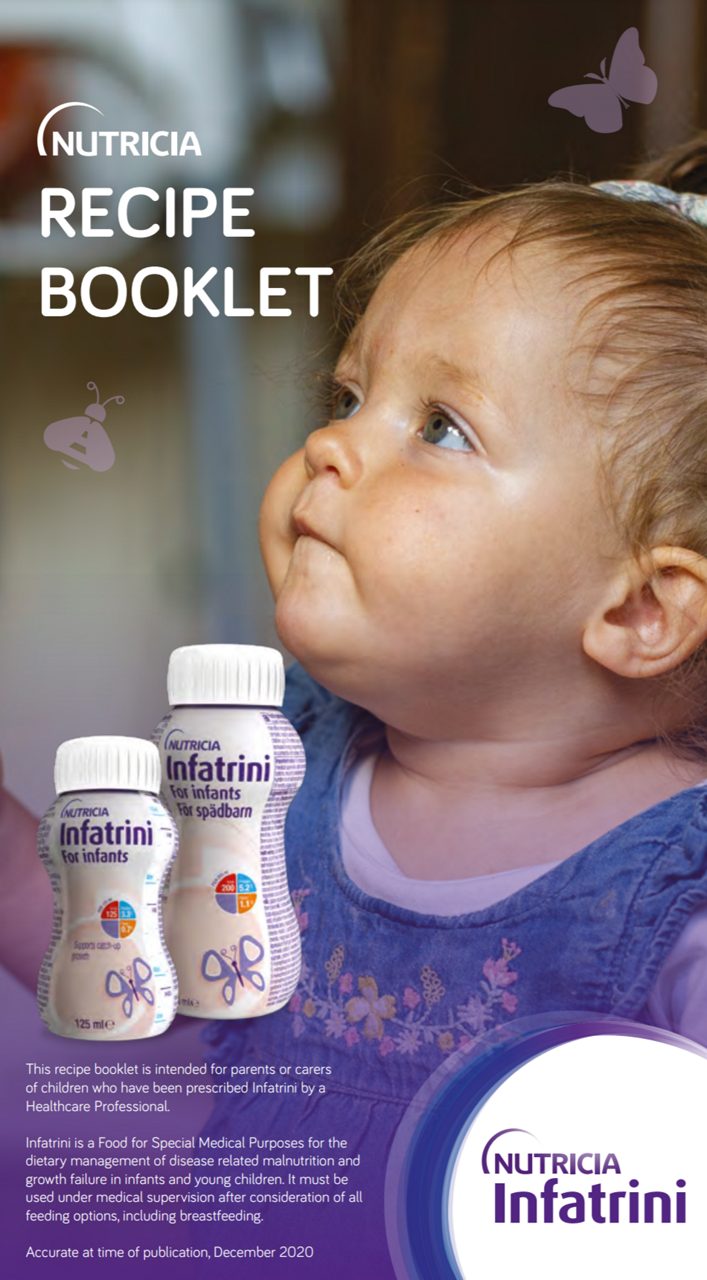 Infatrini recipe book portrait cover