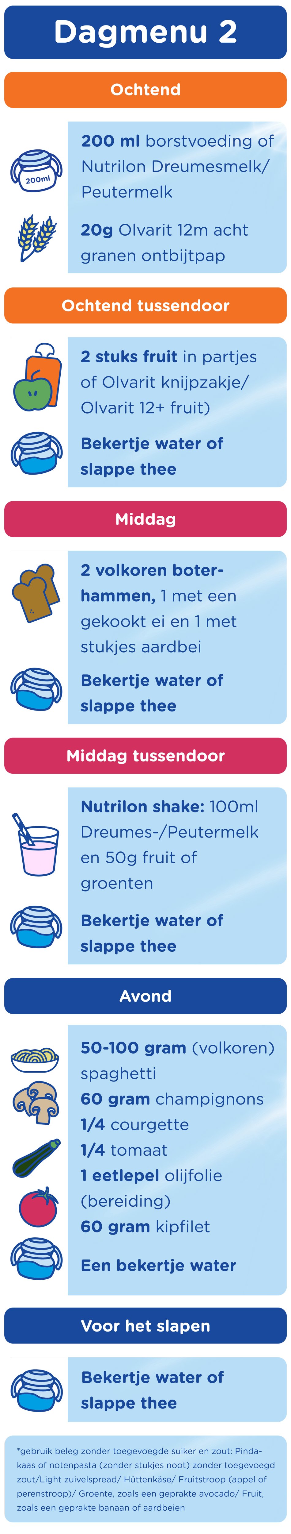 dag 2 menu