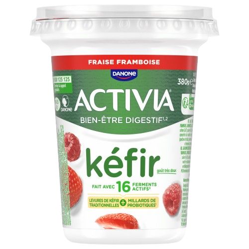 activia kéfir gros pot 345g