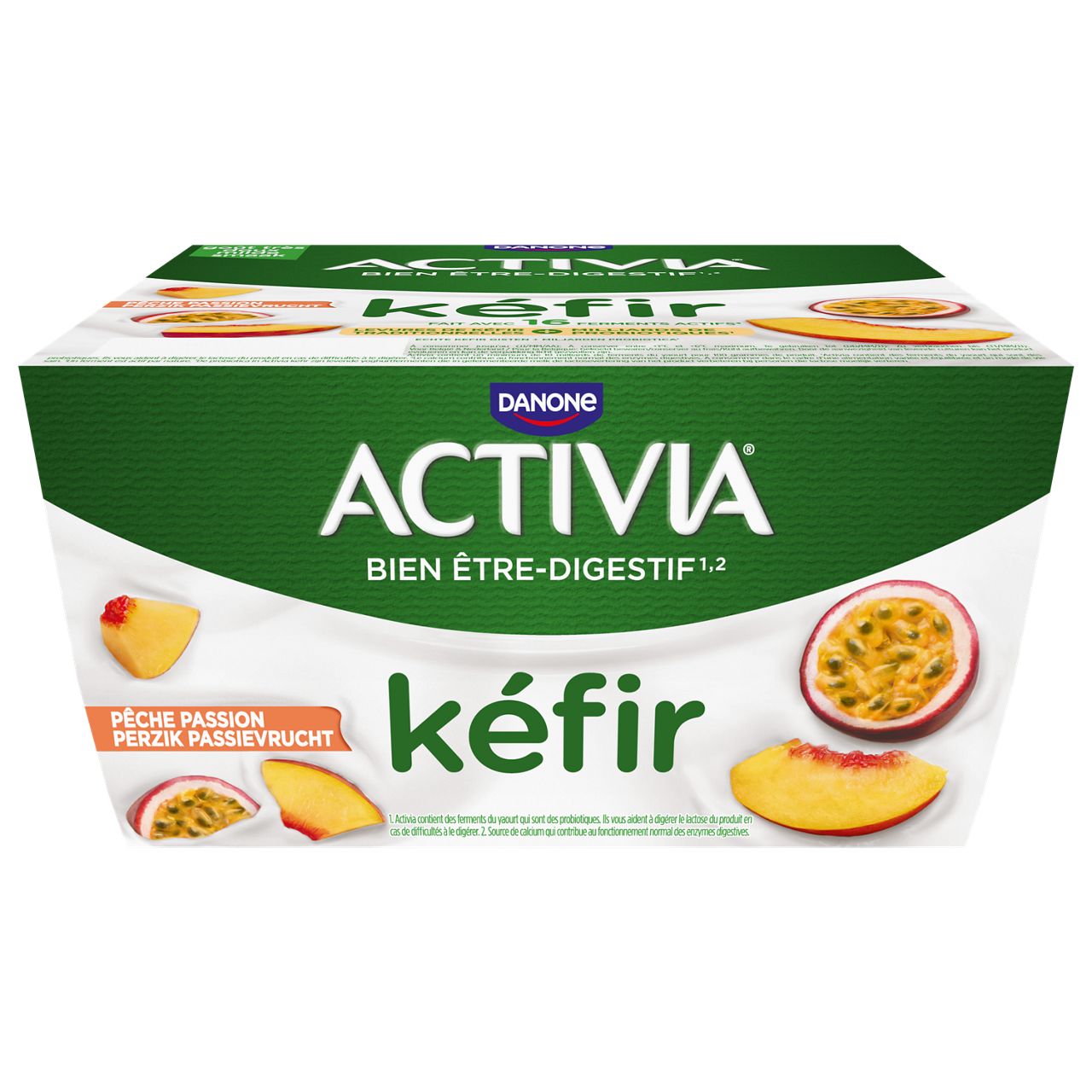 Activia cuillère pêche passion
