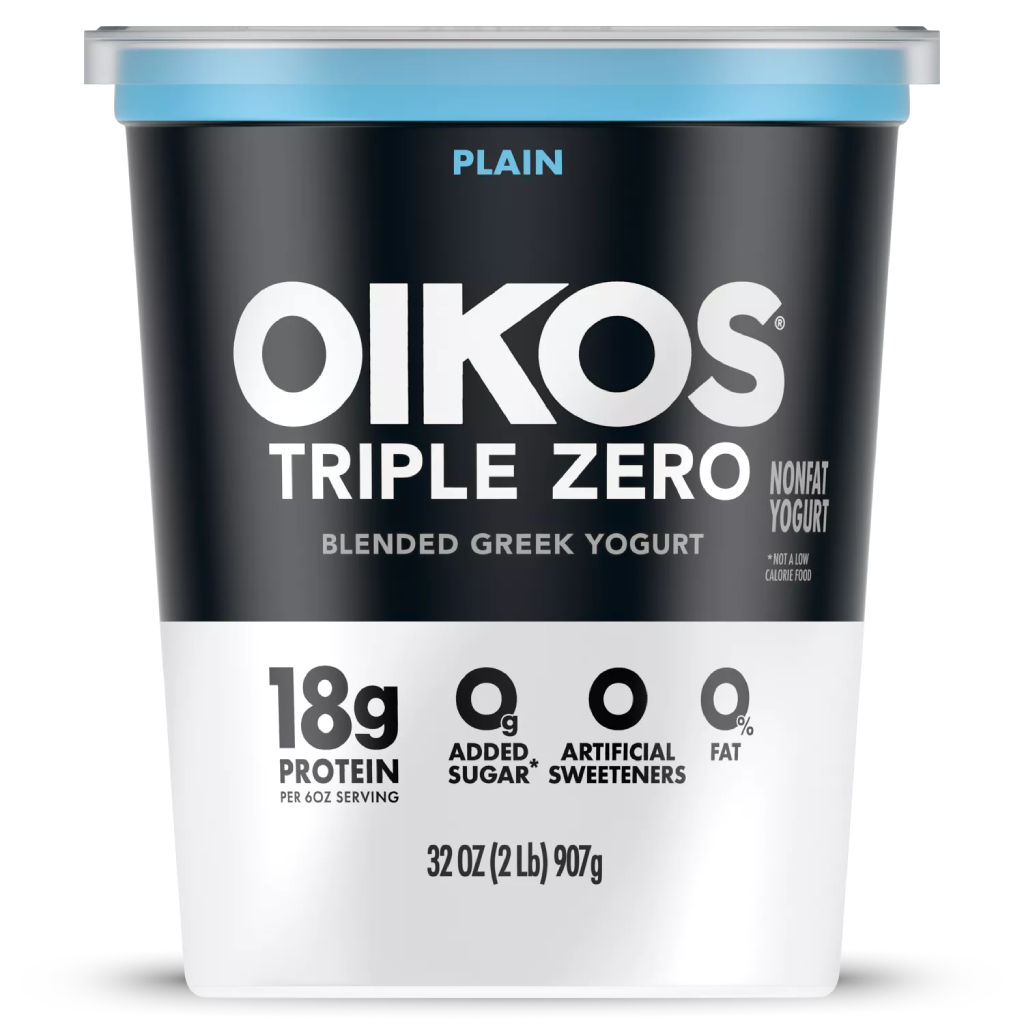 Plain Oikos Triple Zero High Protein Nonfat Greek Yogurt 32oz