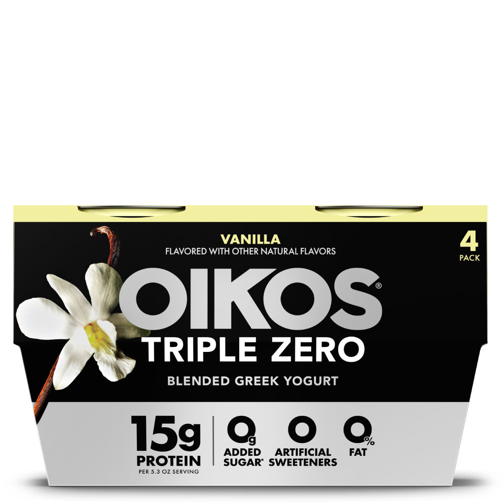 Vanilla Oikos Triple Zero High Protein Nonfat Greek Yogurt Multipack