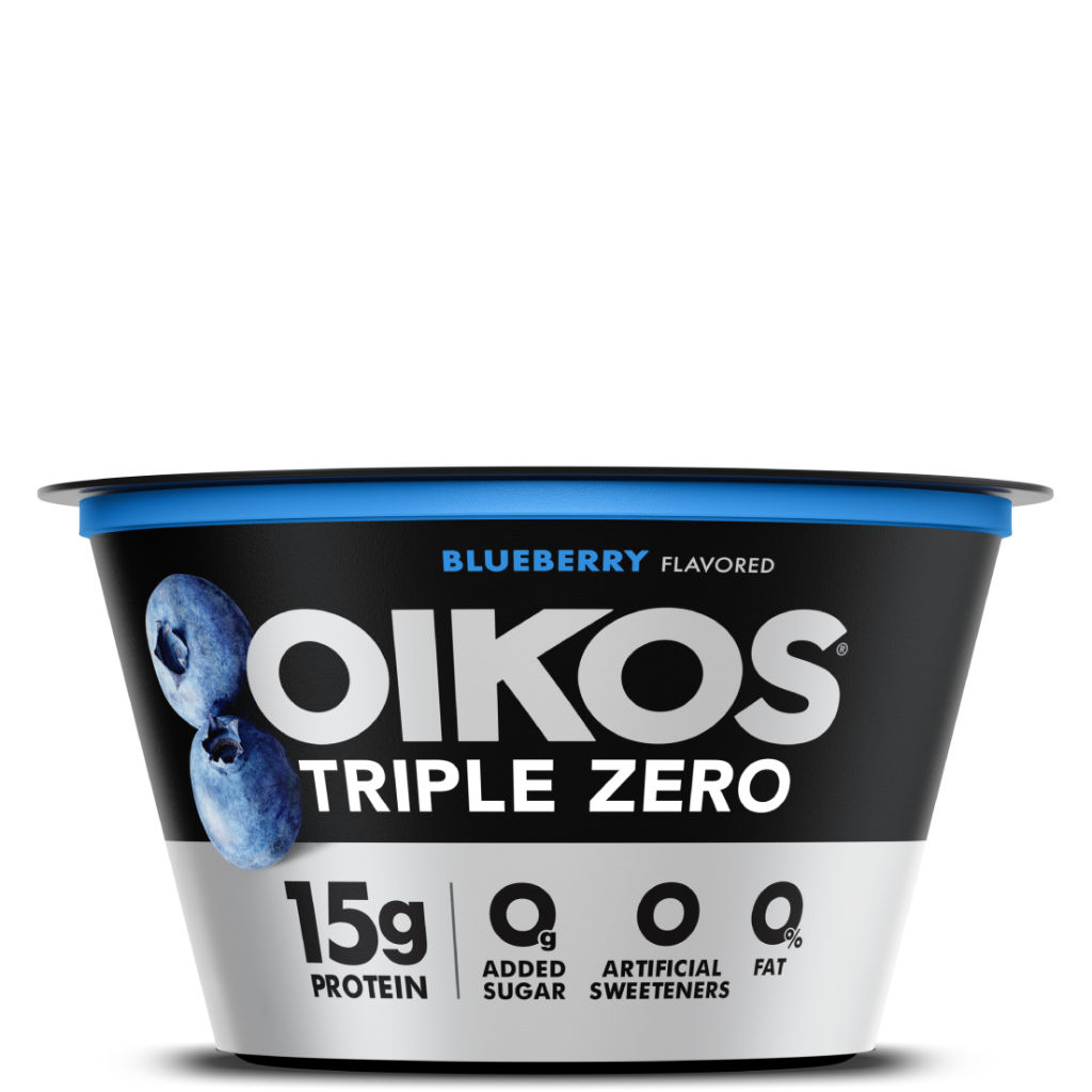 Blueberry Oikos Triple Zero High Protein Nonfat Greek Yogurt