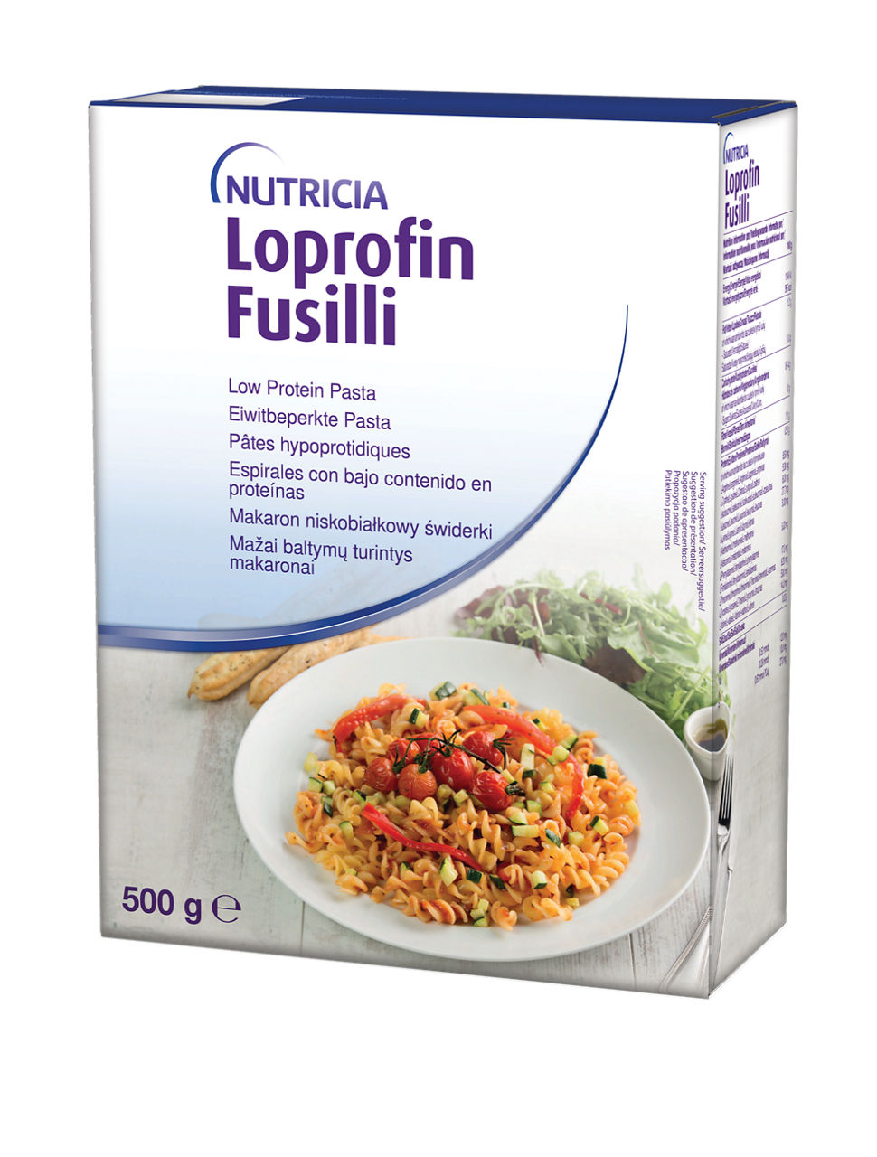 Loprofin Low Protein Pasta Fusilli 500g Box