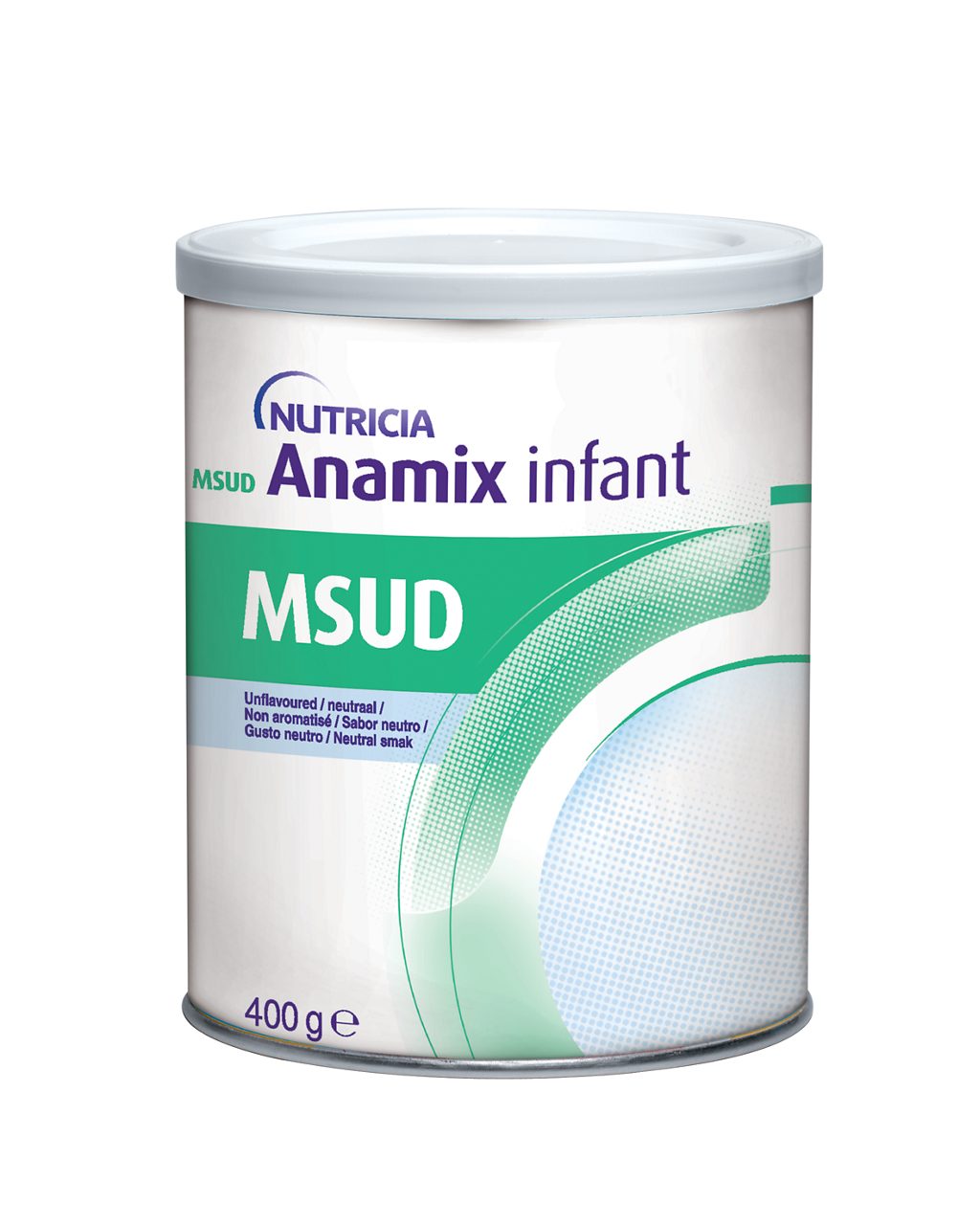 MSUD Anamix Infant Unflavoured 400g tin packshot