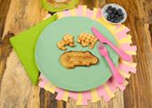 Waffeln im Tiermuster