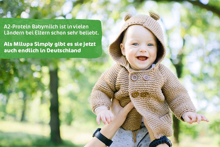 Lachendes Baby mit Simply Illustration