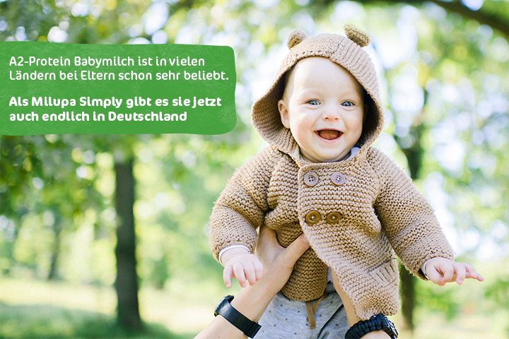 Lachendes Baby mit Simply Illustration
