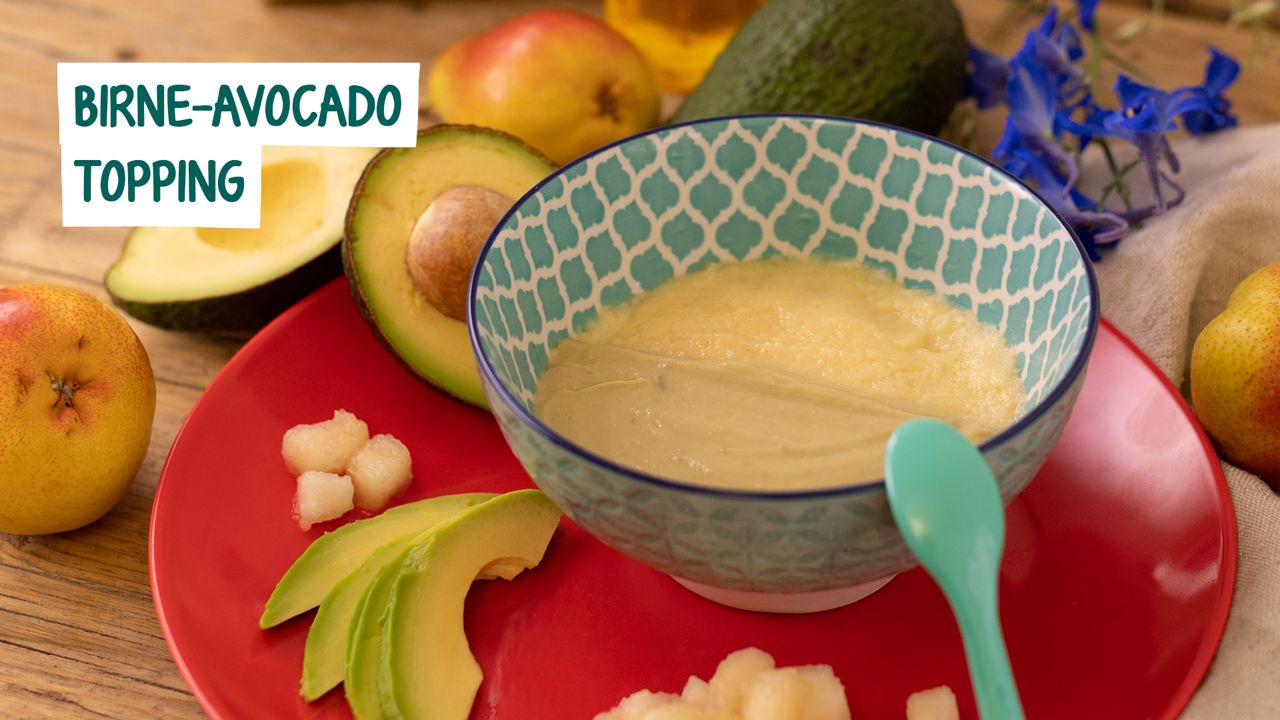 Birne Avocado Topping