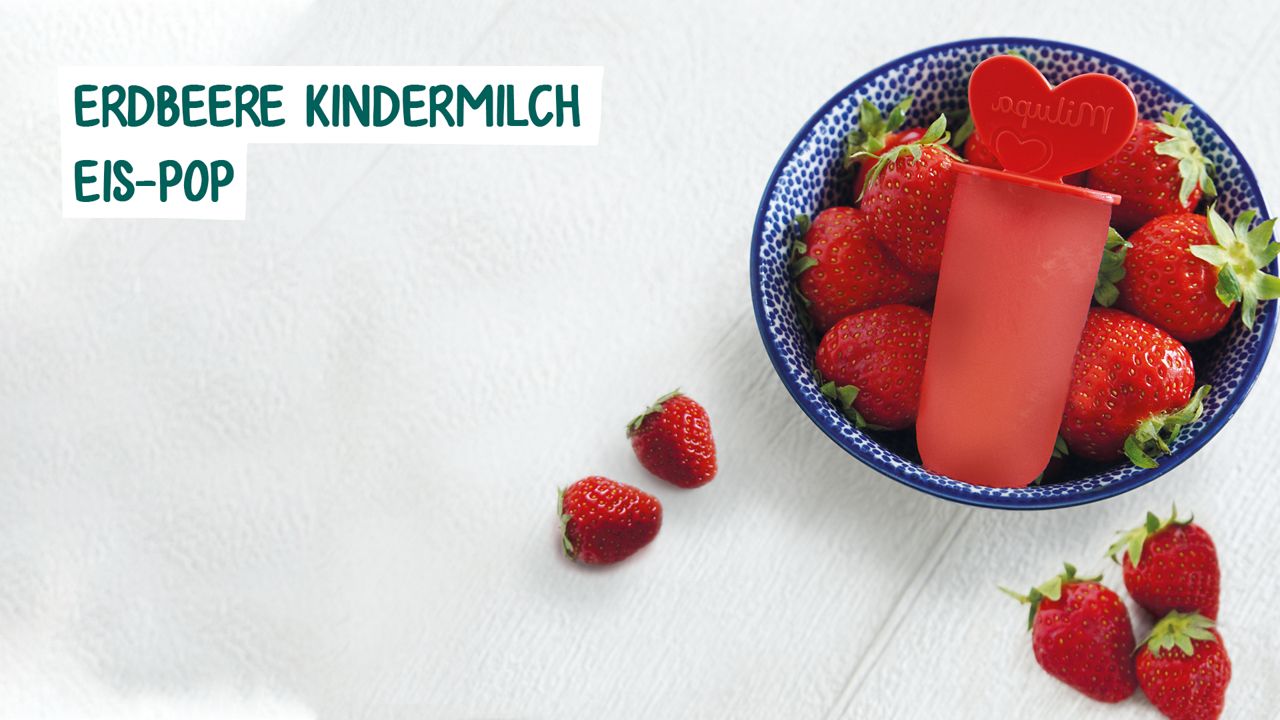 Erdbeer Ice Pop