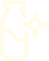 Minimalist glowing bottle line icon