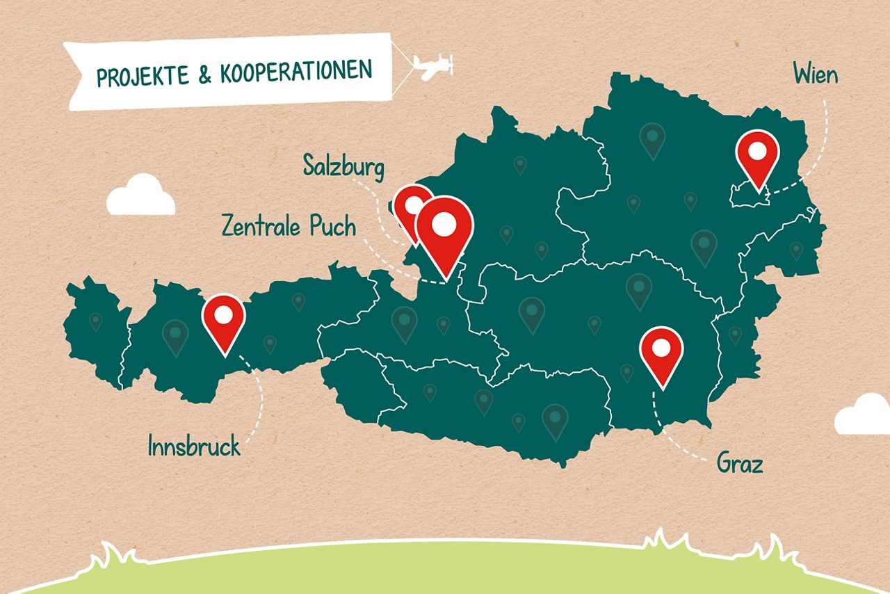  Landkarte von Österreich