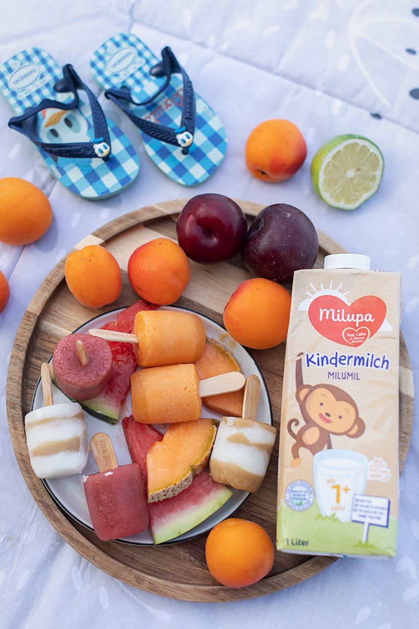 Milupa AT Rezept Bunte Ice Pops (ab 1 Jahr)