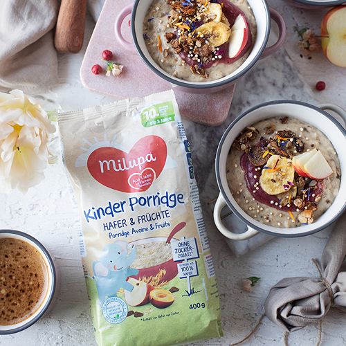 Rezept Milupa Porridge Hafer & Früchte