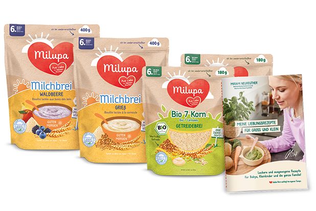 Milupa Produktbundle Rezeptbuch Baby Edition