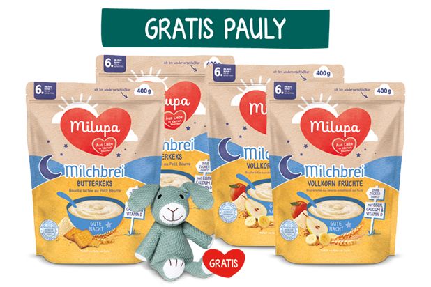 Milchbreie Gute Nacht Packshot Gratis Pauly
