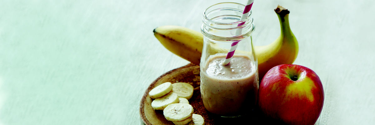 Header Smoothies Banane Apfel