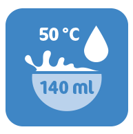 Illustration 140 Mililiter Mengenangabe