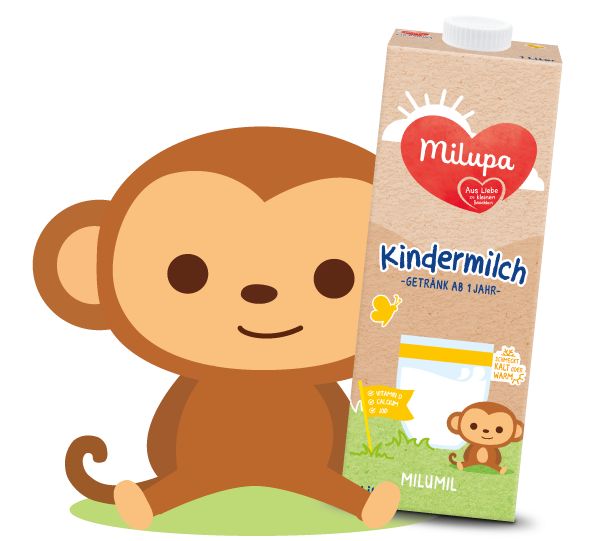 Kindermilch trinkfertig und Kindermilchaffee Milu