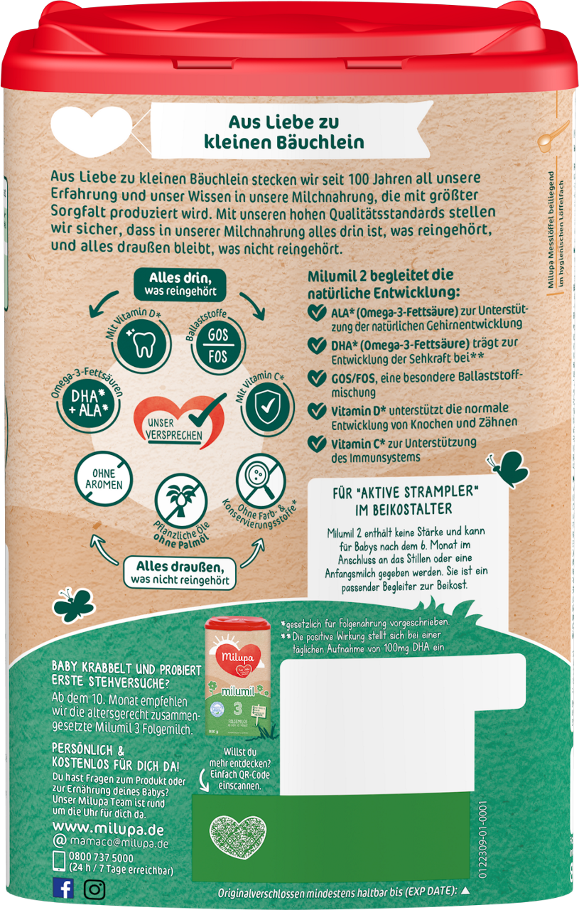 Pof 2 folgemilch back milupa