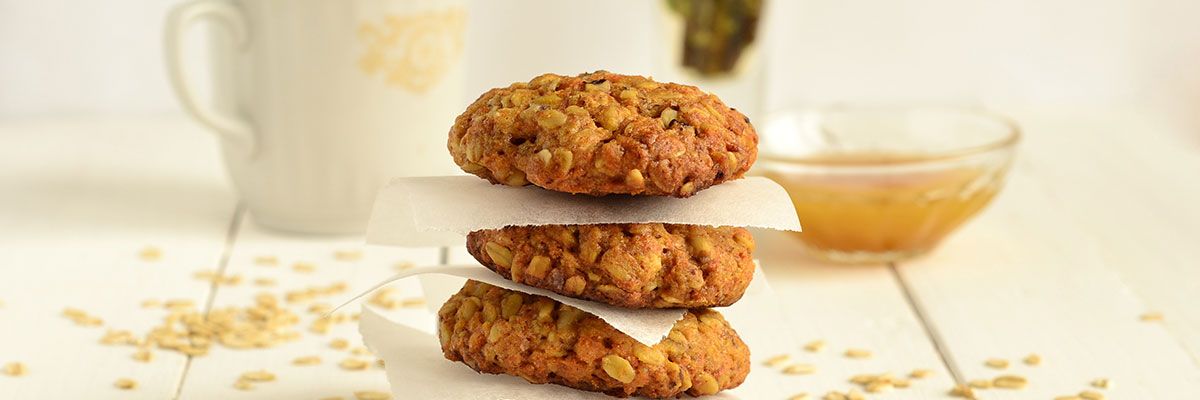 7 Korn Karotten Kekse