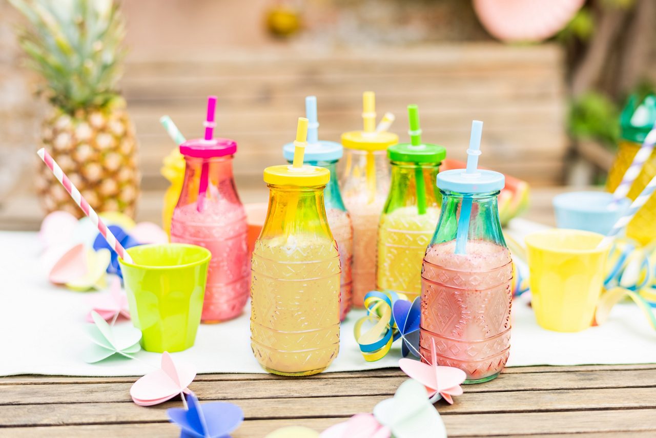 Verschiedene Milchshake Sorten