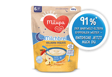 Milchbrei Volkorn Früchte 6 Monate mit DM Empfehlung