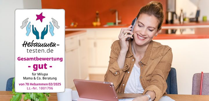 Mama und Co Beratung mit Hebammen testen Siegel