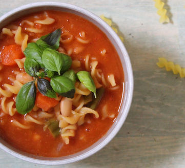 Minestrone soup