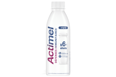 actimel grande bouteille nature