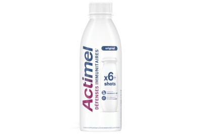 actimel grande bouteille nature