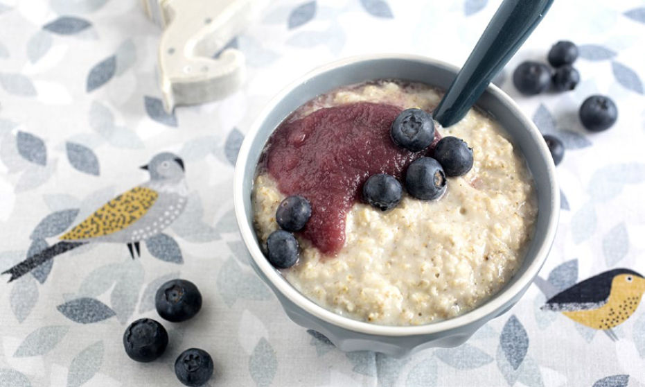 Blueberry porridge