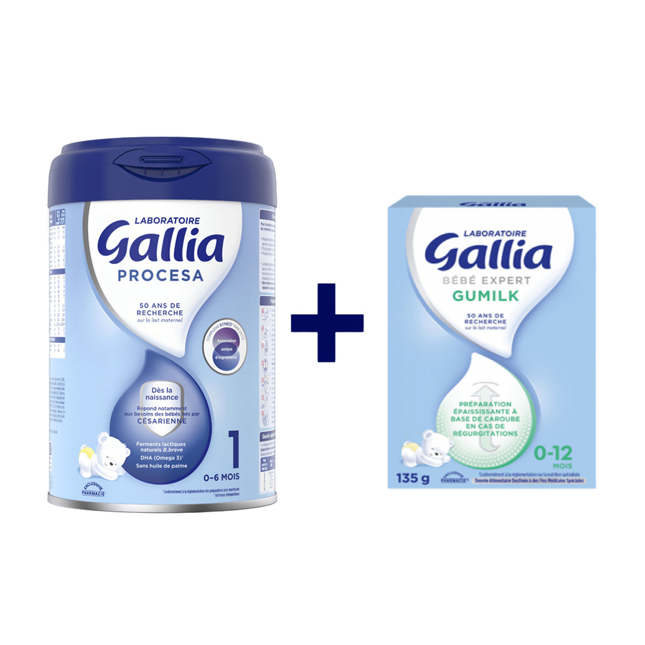 Gallia PROCESA 1 ou 2 + GUMILK 