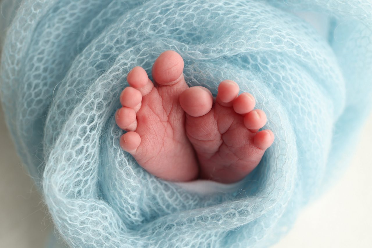 Newborn feet