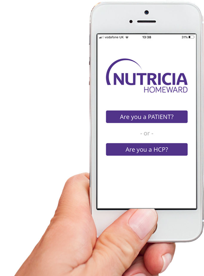 Nutricia Homeward app image