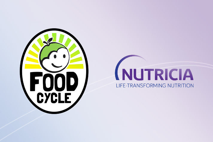 Nutricia and FoodCycle logos