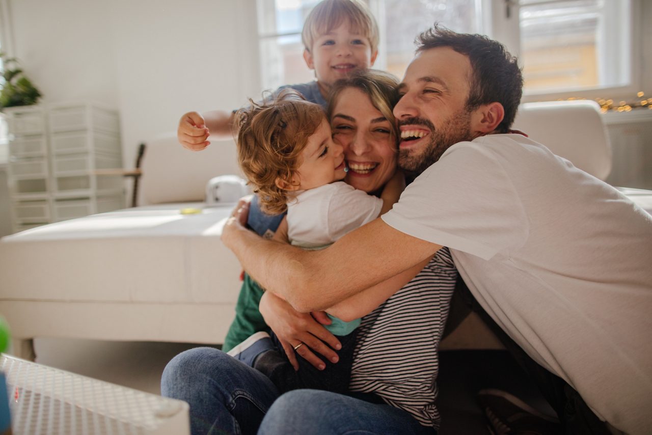 Glückliche Familie