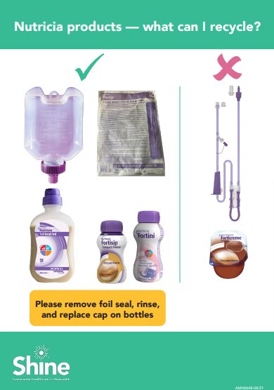 Nutricia products - what can I recylcle?
