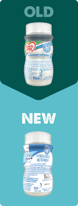 Hydrolysed Nutriprem - Old vs. New design