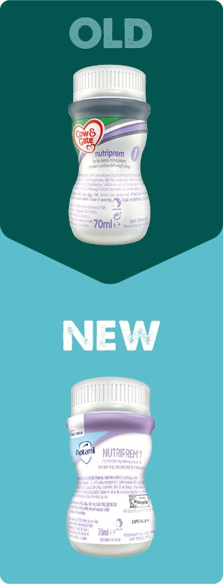 Nutriprem 1 - Old vs. New design