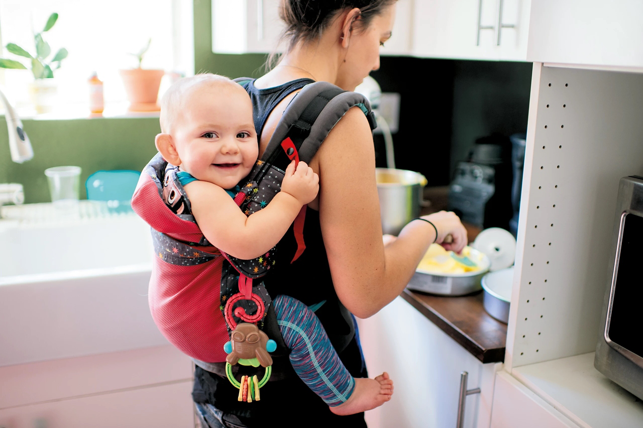 baby in bag